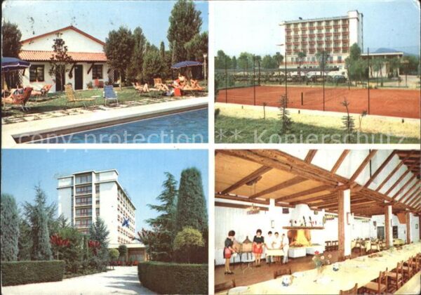 Montegrotto Terme Hotel Terme Antoniano Tennisplatz Swimm