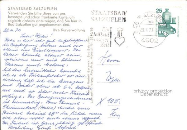 Bad Salzuflen Hallenbad Fliegeraufnahme Kurhaus Freib – Bild 2