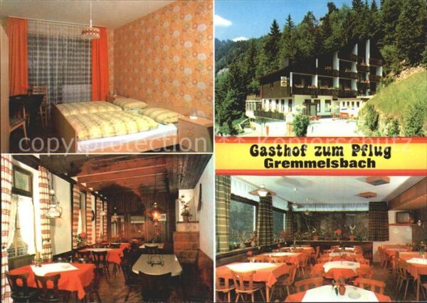 Gremmelsbach Gasthof zum Pflug Gasträume Zimmer