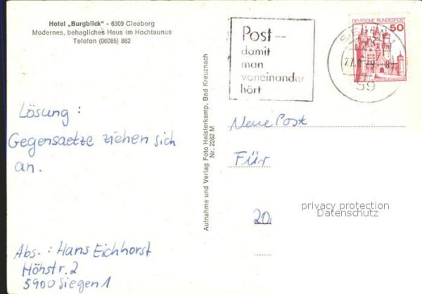 Cleeberg Hessen Hotel Burgblick – Bild 2