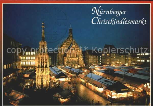 Nuernberg Christkindlesmarkt Dom Rathaus