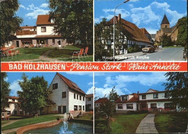 Bad Holzhausen Luebbecke Pension Stork Haus Annelie Hauptstr Kir
