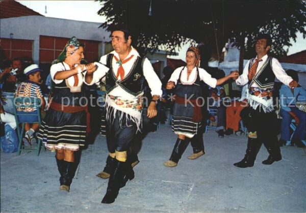 Rhodos Rhodes Aegaeis Griechische Folkloregruppe Trachten von