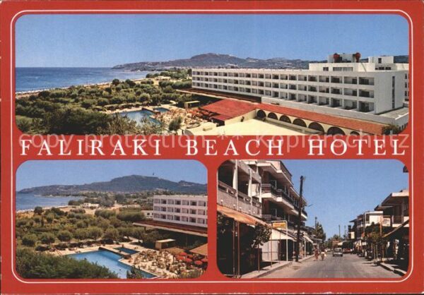 Rhodos Rhodes Aegaeis Faliraki Beach Hotel Swimmingpool Stras