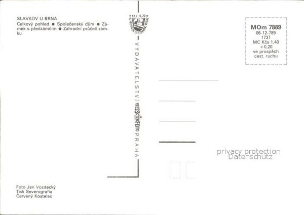 Brna Celkovy pohled Spolecensky dum Zamek s – Bild 2