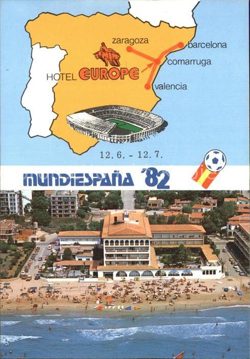 Comarruga Grand Hotel Europa Fliegeraufnahme