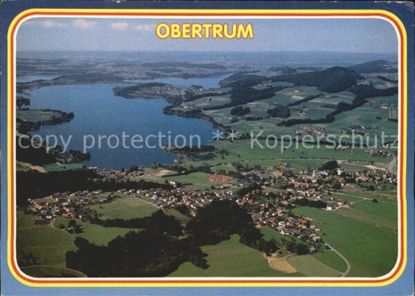 Obertrum See Fliegeraufnahme