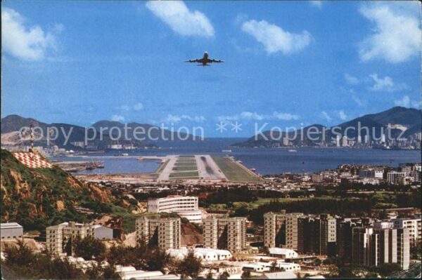 Lung Tang View of plane landing from Lung Tseung