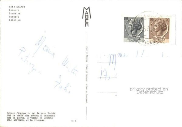 Venetien Italia Ossario Monte Grappa – Bild 2
