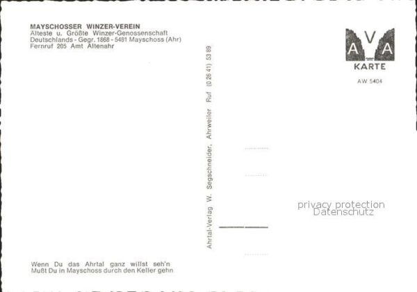 Mayschoss Winzer- Verein – Bild 2