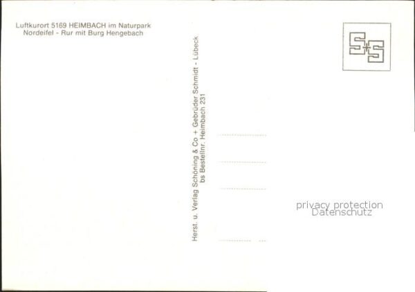 Heimbach Eifel Rur Burg Hengebach – Bild 2