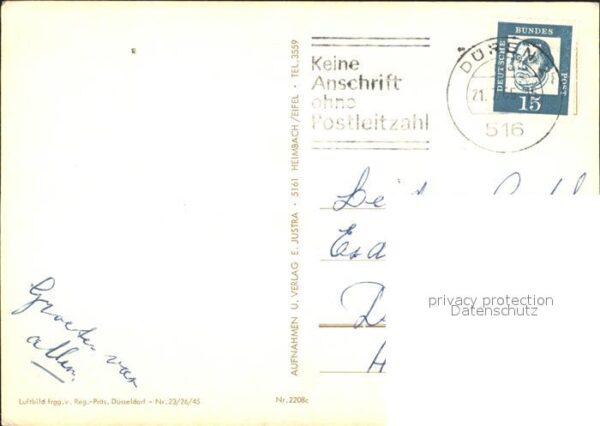 Dueren Rheinland Stadthalle Rathaus Burg Niedeggen – Bild 2