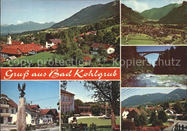 Bad Kohlgrub Stadtansicht Brücke