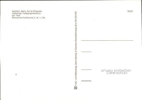 Aachen Fussgängerbereich am Hof – Bild 2