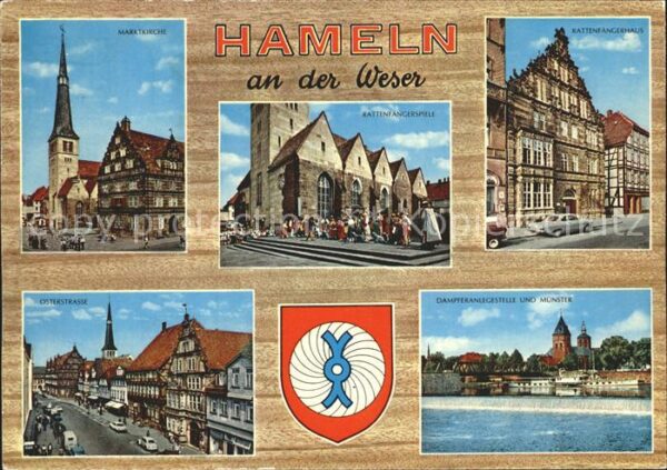 Hameln Weser Rattenfängerhaus Marktkirche Osterstras
