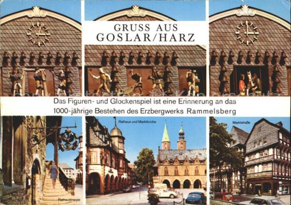 Goslar Das Figuren- und Glockenspiel Rathaus M