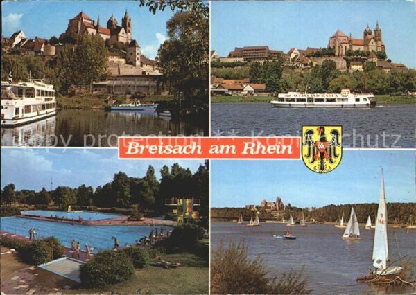 Breisach Rhein Teilansicht Rhein Münster