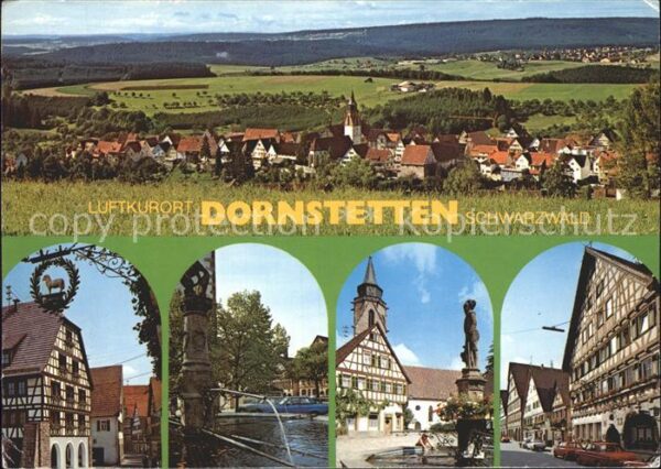 Dornstetten Wuerttemberg Brunnen Panorama