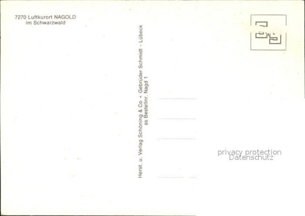 Nagold Hotel Post Turmstrasse Ruine Hohen Nago – Bild 2