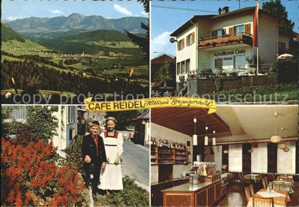 Hittisau Vorarlberg Cafe Reidel Panorama Gastraum