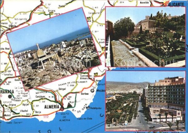Almeria Landkarte