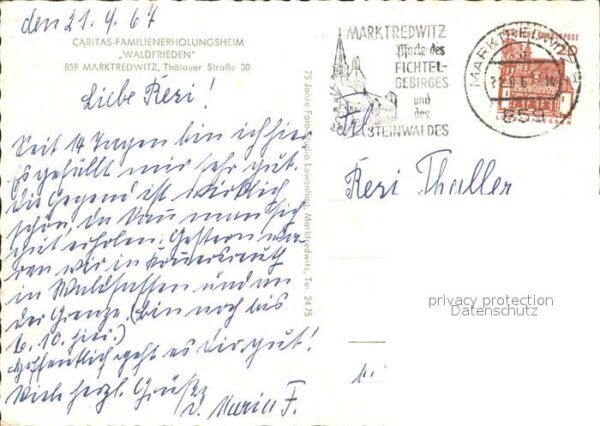 Marktredwitz Caritas- Familienerholungsheim Waldfrie – Bild 2