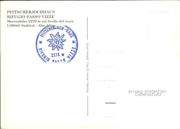Pfitscherjochhaus Rifugio Passo di Vizze – Bild 2