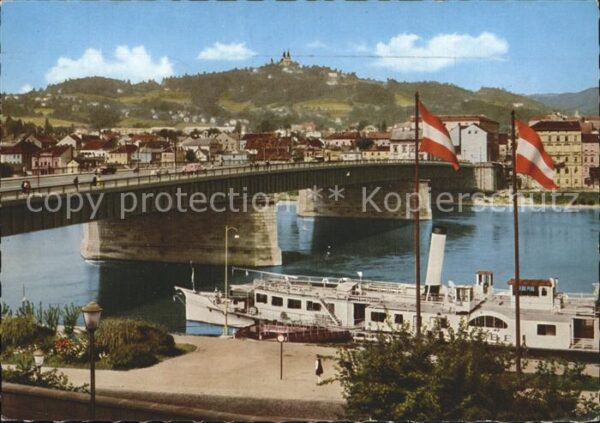 Linz Donau Schiffsstation Pöstlingberg
