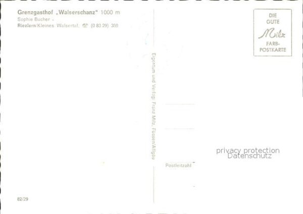 Riezlern Kleinwalsertal Vorarlberg Grenzgasthof Walserschanz – Bild 2