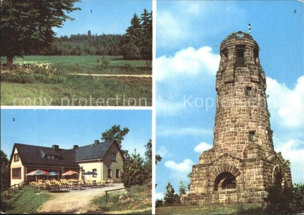 Netzschkau Gaststätte auf dem Kuhberg Aussichtstur