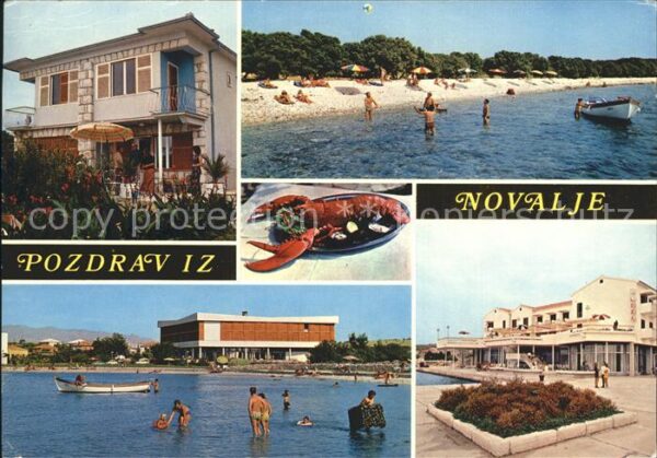 Novalja Strand Stadtansicht