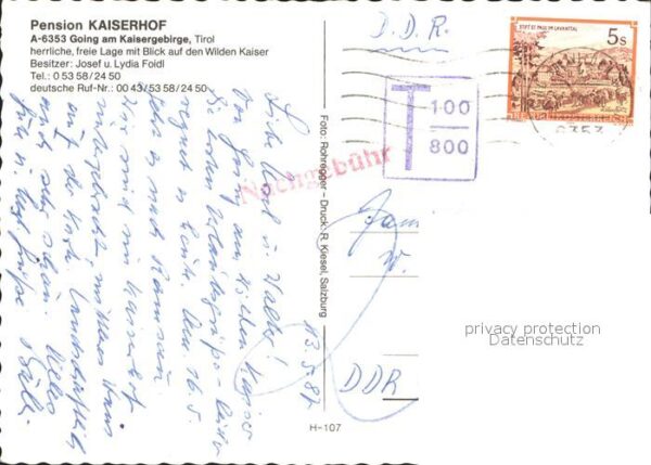 Going Wilden Kaiser Tirol Pension Kaiserhof – Bild 2