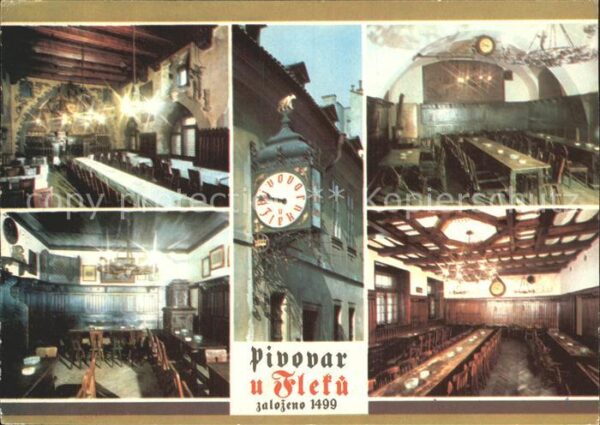 Praha Prahy Prague Pivovar u Flekü