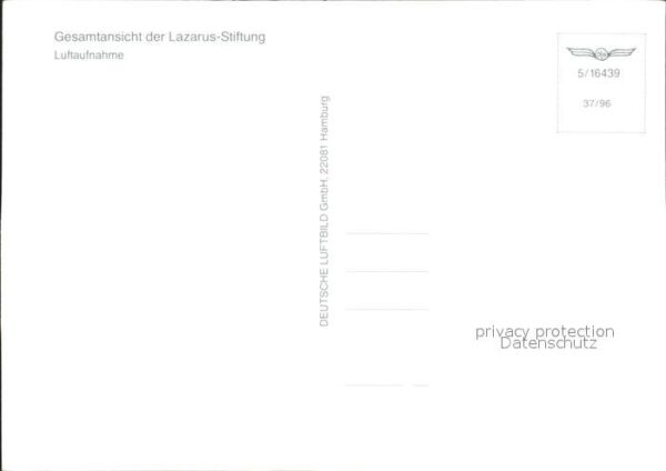 Berlin Fliegeraufnahme Lazarus-Stiftung – Bild 2