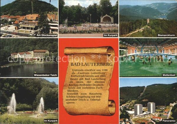 Bad Lauterberg Bismarckturm Wellenbad Im Kurpark Am Gl