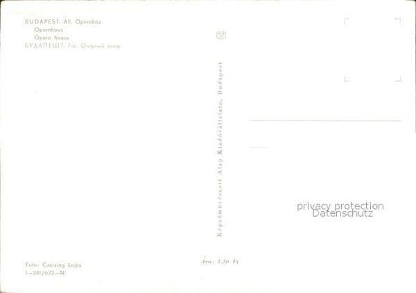 Budapest Opernhaus – Bild 2