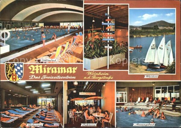 Weinheim Bergstrasse Miramar Freizeitzentrum Massenbad Cafet