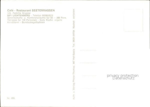 Lichtenberg Oberfranken Cafe- Restaurant Seeterrassen – Bild 2