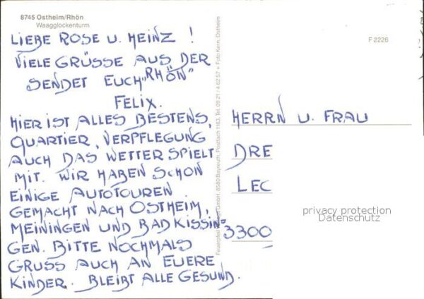 Ostheim Rhoen Waagglockenturm – Bild 2