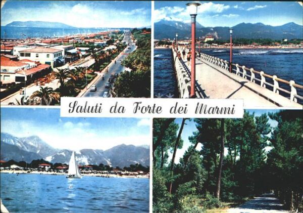 Forte dei Marmi Brücke Segelboot