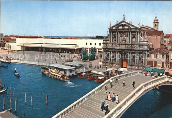 Venezia Venedig Kirche der Barfussermönche Bahnhof