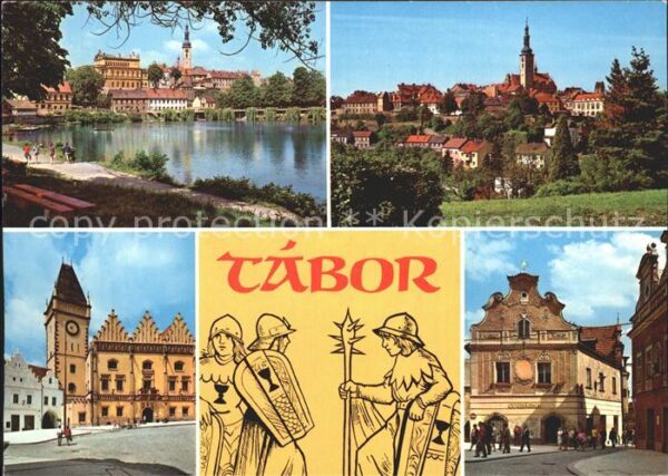 Tabor Czechia Pohled pres Jordan Celkovy pohled