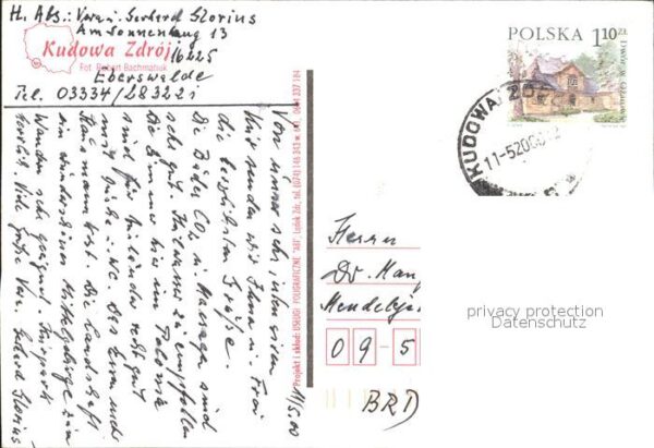 Kudowa-Zdroj Stadtkarte – Bild 2