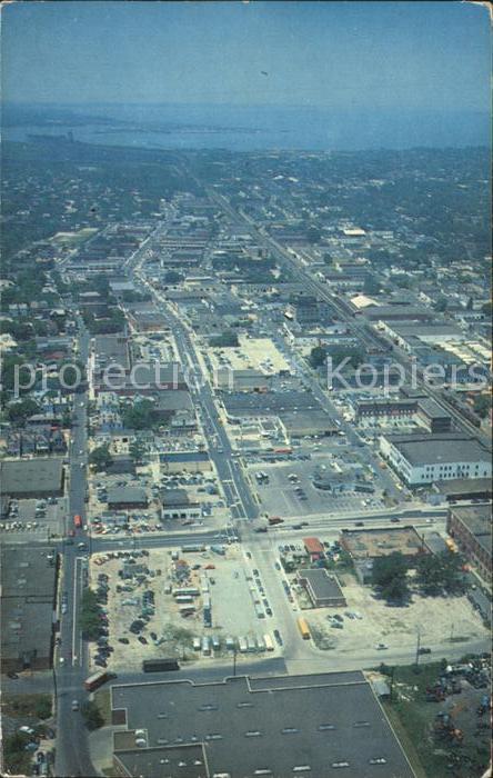Norfolk Virginia Fliegeraufnahme 21st Street Business Se