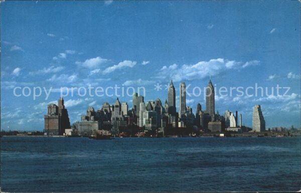 New York City Lower Manhattan Skyline