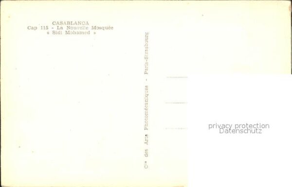 Casablanca La nouvelle Mosquee Cap – Bild 2