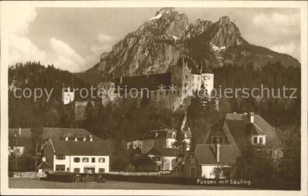 Fuessen Allgaeu mit Säuling