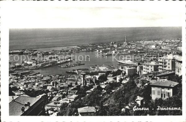 Genova Genua Liguria mit Hafen