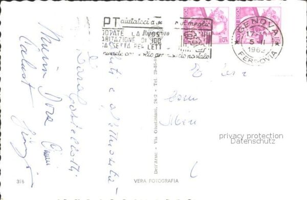 Genova Genua Liguria mit Hafen – Bild 2