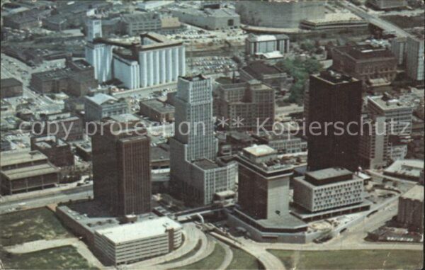 Akron Ohio Fliegeraufnahme the Holiday Inn Cascade